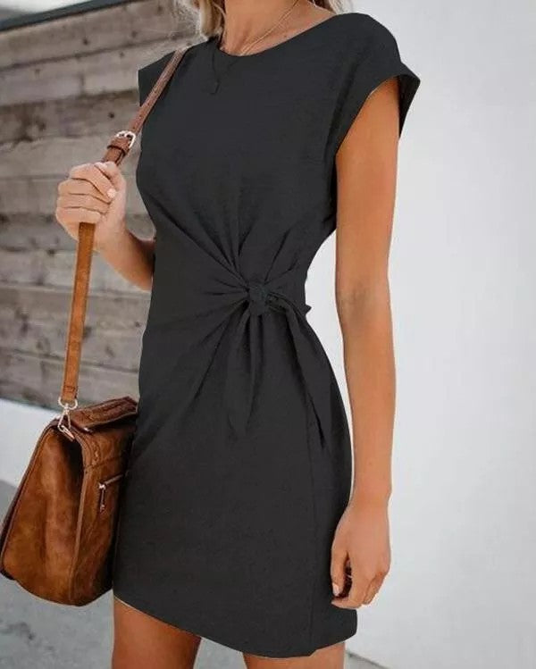 Solid Women Holiday Daily Fashion Mini Dresses