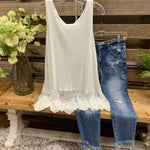 Sweet Lace Bottoming Vest