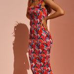 Women's Dresses Tropical Jungle Feels Floral Midi Dress