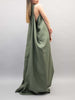 Casual Green Kaftan Dress